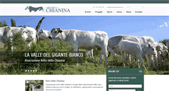 Desktop Screenshot of amicidellachianina.it